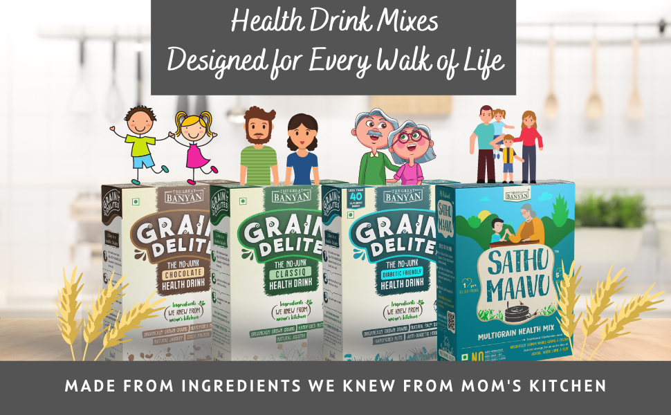 GrainDelites Chocolate health drink sathu maavu