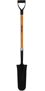 AshmanOnline Garden Tools Ashman Bow Rake (6 Pack) – Heavy Duty 56 Inch Fiberglass Handle, Equipped With Rubber Grip Handle For A Strong Hold When Working – Rust Resistant 28 Ashman Drain Spade Shovel