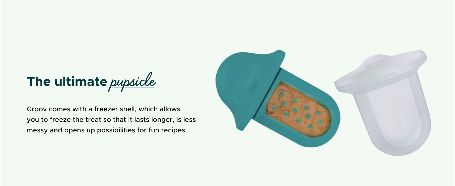 Diggs Groov Dog Training Toy/Dog Training Aid (Dog Peanut