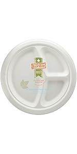 Sugarcane compartment plate