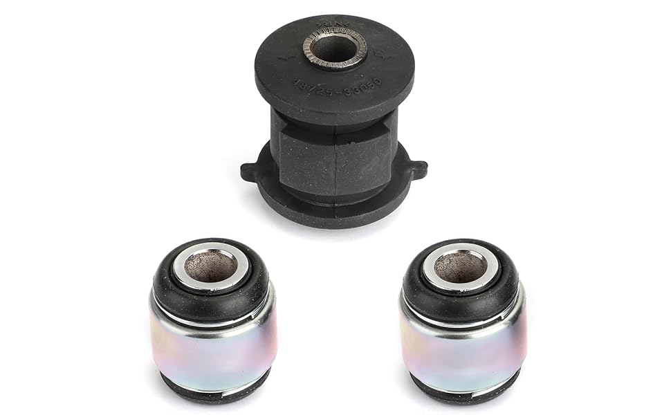 Topteng 3Pcs Rear Arm Assembly Knuckle Bushing for Toyota Highlander