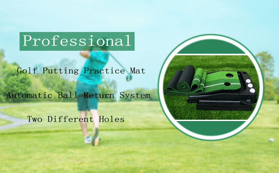 professional golf putting mat