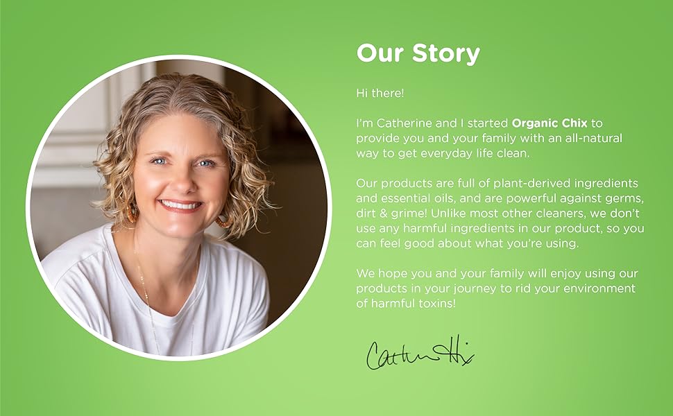 About Catherine the founder of Organic Chix