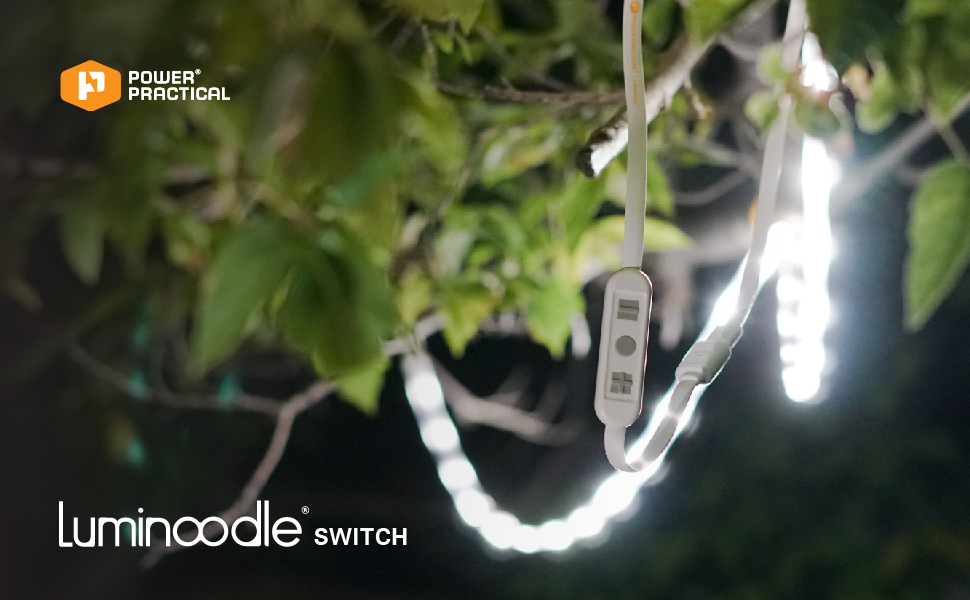 Luminoodle USB Switch and Dimmer Female to Male On Off Switch with