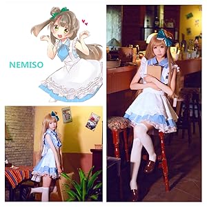 Amazon.co.jp: [NEMISO] メイド服 コスプレ 南ことり ラブライブ