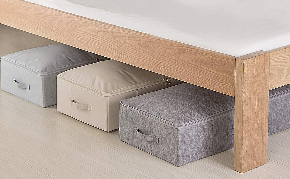 iwill CREATE PRO Under Bed Storage Containers with Lid, Underbed Shoes