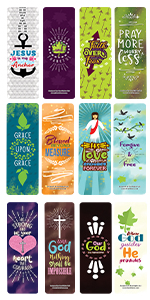 Inspirational Encouragement Bible Verses Bookmarks Series 2