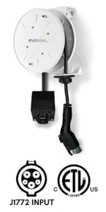 evocharge evoreel with adapter