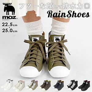 ももび Amazon.co.jp: moz MZ-8417 Women's Rain Shoes, High-cut