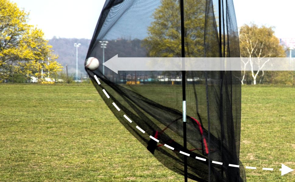 QUICKPLAY Portable Baseball Return Net Batting