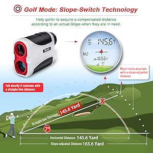 golf rangefinder with slope range finder for golfing golfers laser rangefinders finders best sale