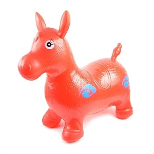 Musical Inflatable Jumping Animals For Kids With Light Music Cow , Horse , Deer 4 Jswksjwqk