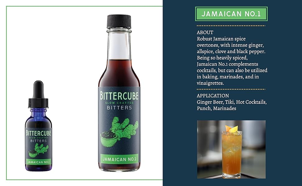 Bittercube Jamaican No. 1 Cocktail Bitters 1 OZ Grocery
