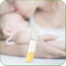 Haakaa Silicone Colostrum Collector with Storage Case Set, Included 1 pc Reusable Cotton Wipe