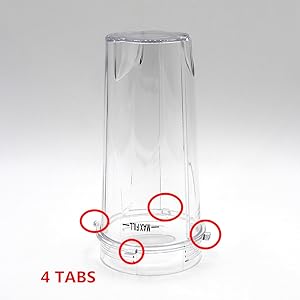 16oz 4tabs cup
