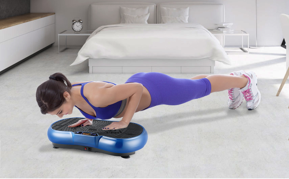 EVOLAND Vibration Plate, Fitness Vibrating Machine with 180 Levels, 2