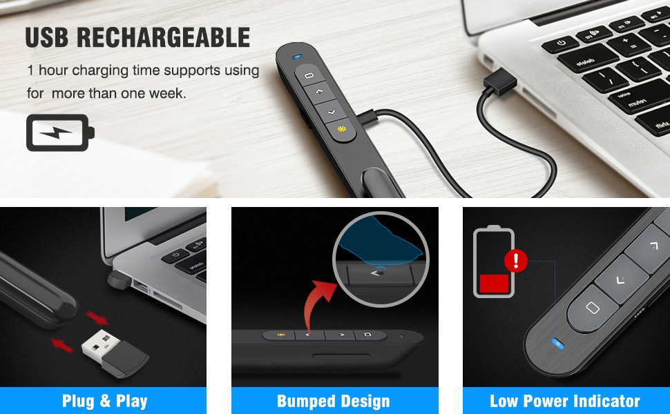 DinoFire for Bluetooth Presentation Remote Powerpint