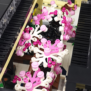 Nifeliz street Botanical Garden compatible with lego creators expert sets