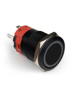 19mm   12V DC Verriegelung Druckknopfschalter
