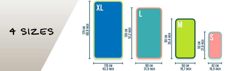 Microfibre Towel Quick Dry Gym Pool Fitness Swimming Travel Camping Beach Yoga Pilates Bath Shower