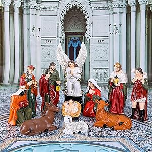 PEACE キリスト生誕 樹脂 キラキラ綺麗 置物 PEACE キリスト生誕 樹脂