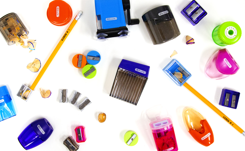 BAZIC Pencil Sharpener Pencil's Cap Top Sharpeners