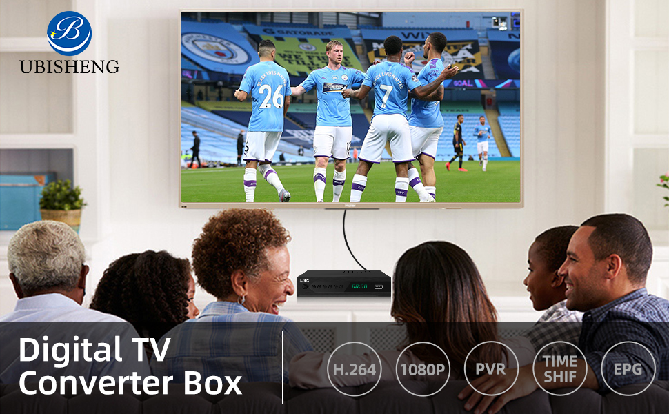 Digital TV Converter Box UBISHENG U008 SetTop Box/TV Box /ATSC