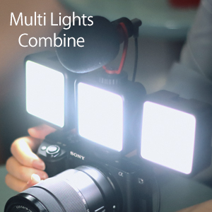 Ulanzi VL49 On-Camera LED Video Fill Light, 5500K 2000mAh Rechargeable
