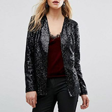 sequin blazer for performance