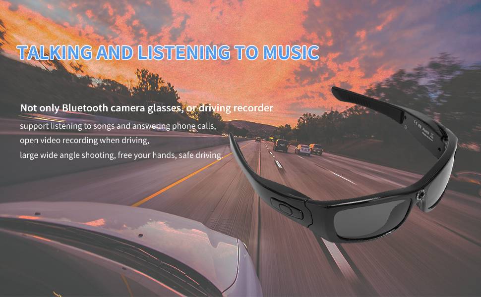 Camera Glasses Video Sunglasses