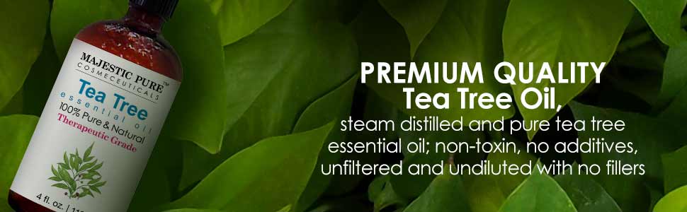 majestic pure tea tree essential oil organic authentic therapeutic grade natural premium top best