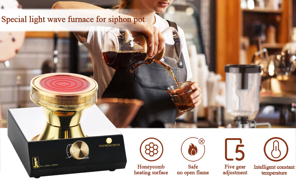 YUCHENGTECH Halogen Beam Heater Burner Stove Infrared Heat