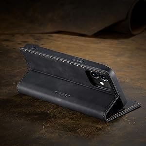 iPhoneアクセサリー iPhone 12 Pro Max Leather Case (Black) Amazon.com: Apple iPhone 12 Pro Max Leather Case with