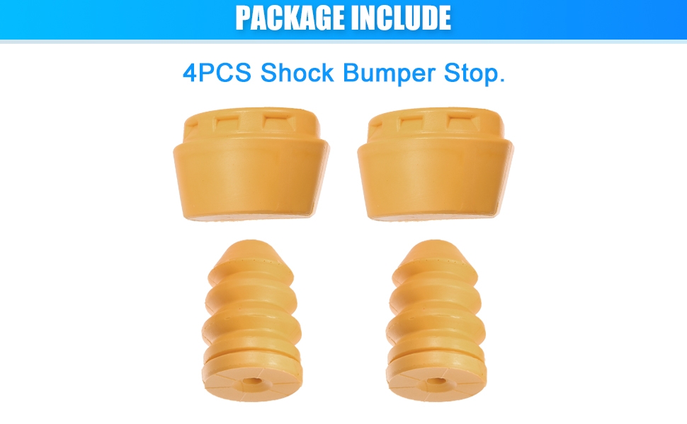 X AUTOHAUX Front Upper Jounce Bumper Kit,Front Bump Stop