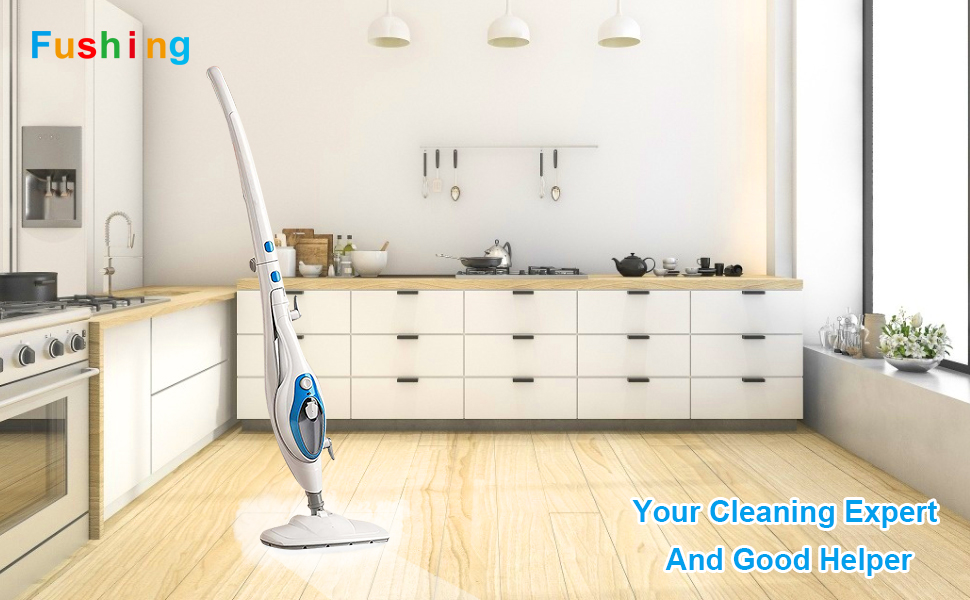 Fushing 8Pcs Steam Mop Pads, Washable Microfiber Cleaning Steamer