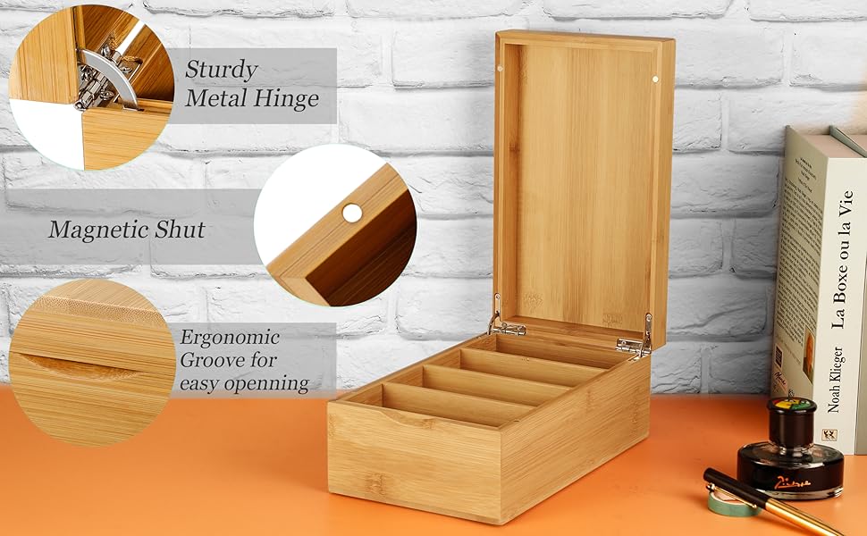 MaxGear Business Card Holder 3x5 inches Index Cards Organizer Box