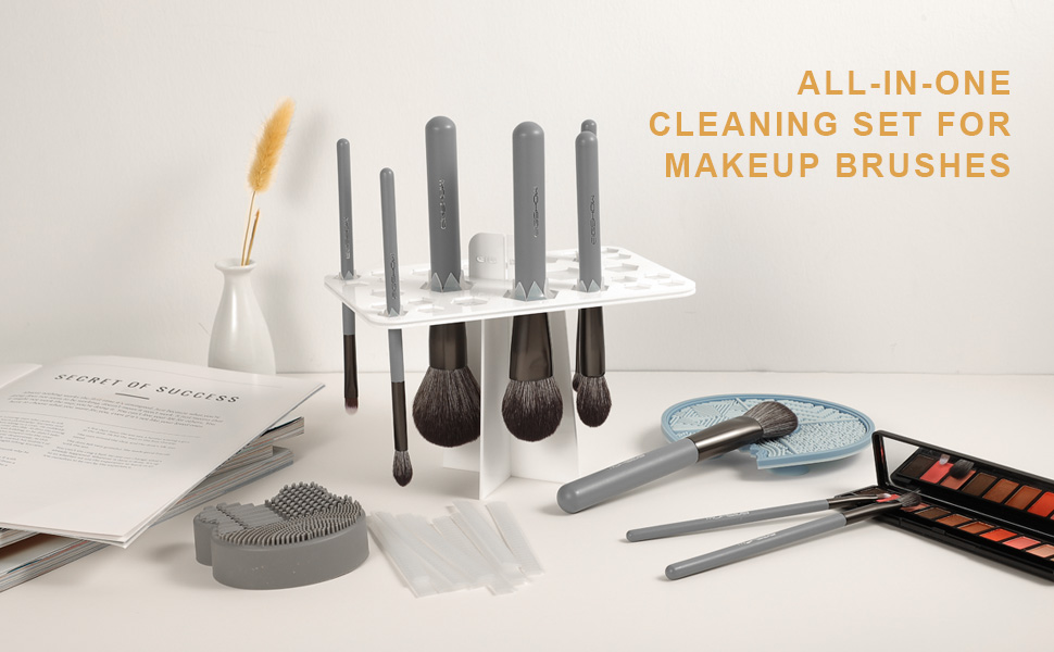 All In One Makeup Brushes Cleaning Set