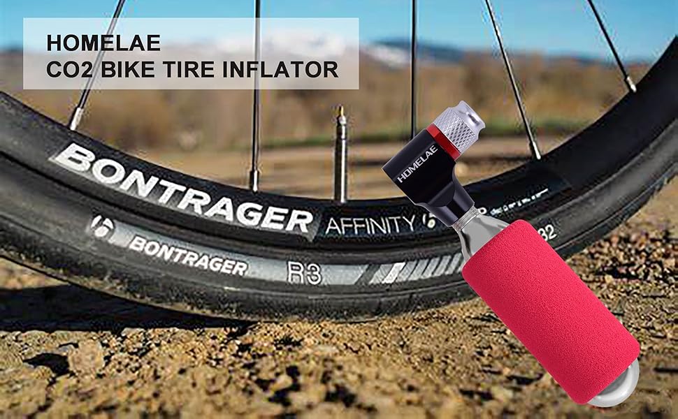 CO2 Bike Tire Inflator, Quick & Easy Presta and Schrader