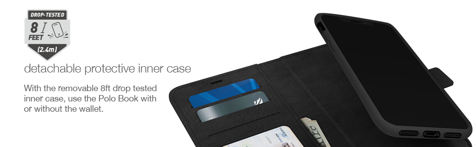 iPhone 11 wireless charging wallet case detachable protective shockproof cover Apple phone