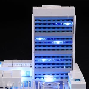 Amazon.co.jp: アーキテクチャー国際連合本部ビル用BRIKSMAX LED