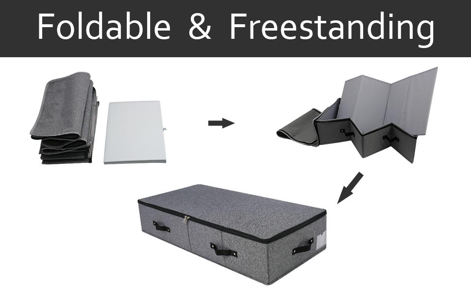 Under Bed Garment Storage Bins