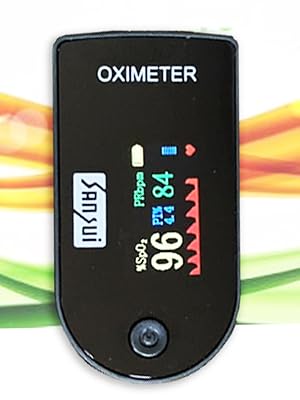 Sansui Digital Fingertip Pulse Oximeter with Visual Alarm