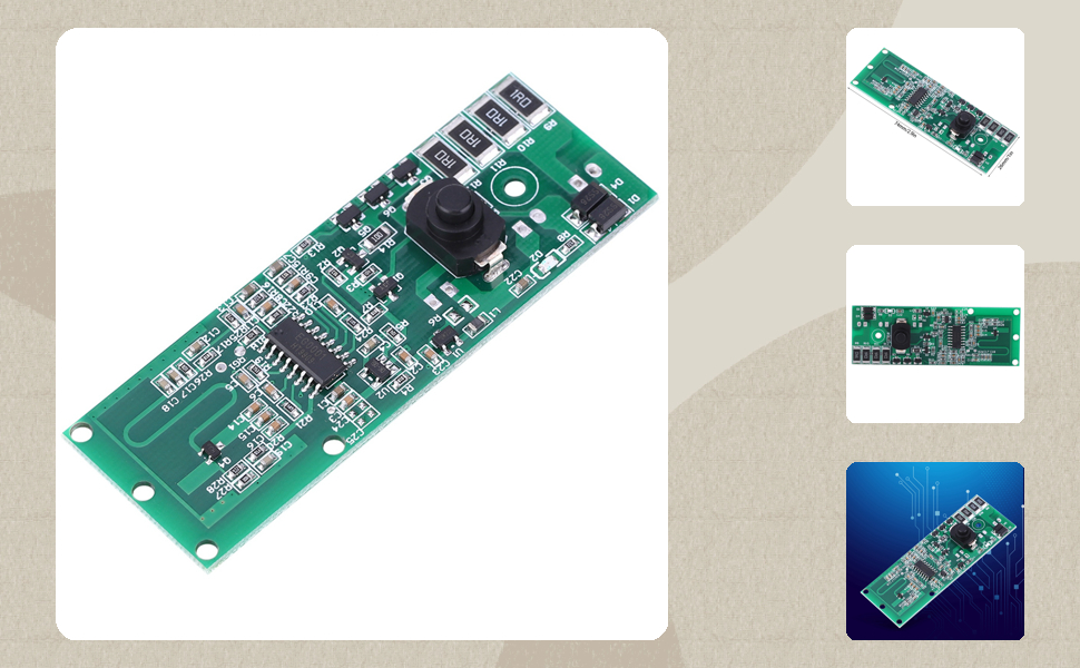 3.2V/3.7V Solar Light Controller with Microwave Motion