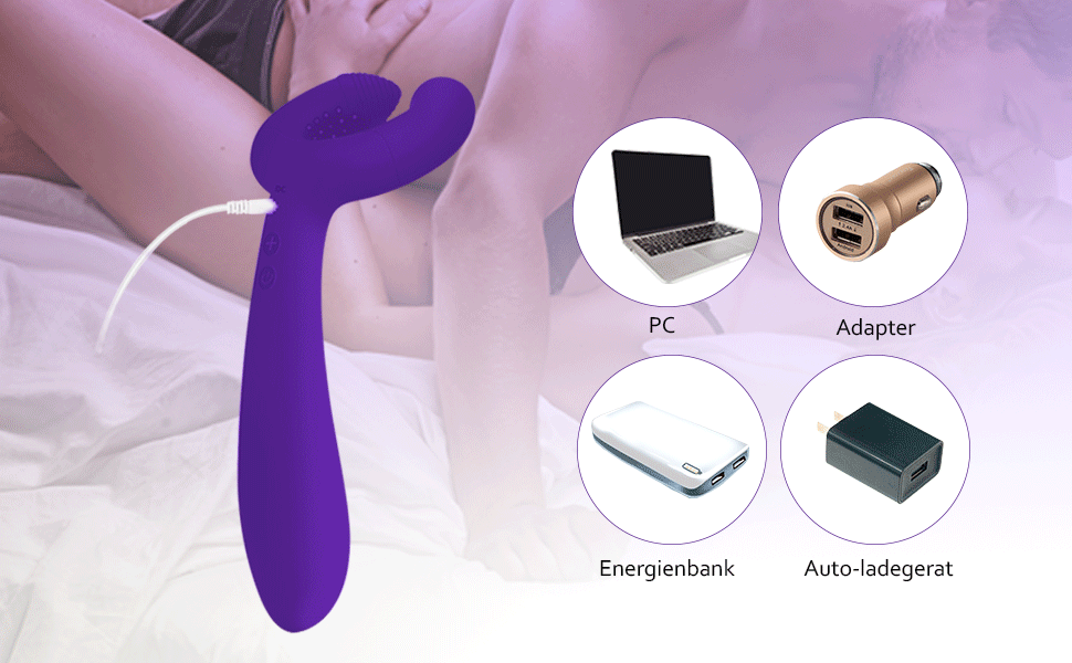 USB Aufladung Vibrator 