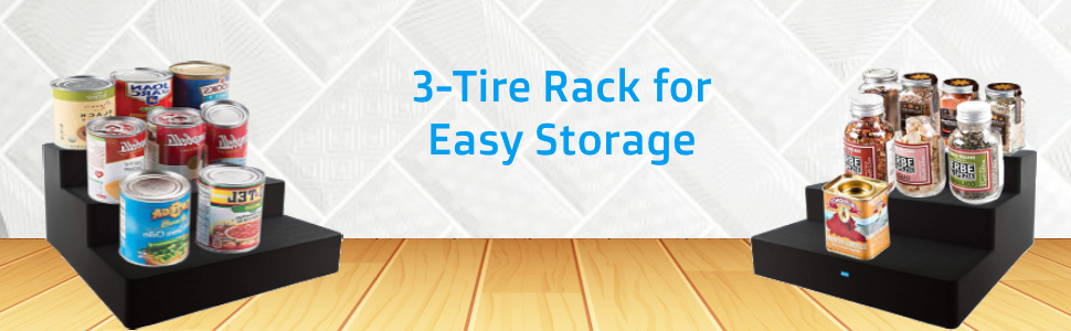 3 tire kitchen storage rack
