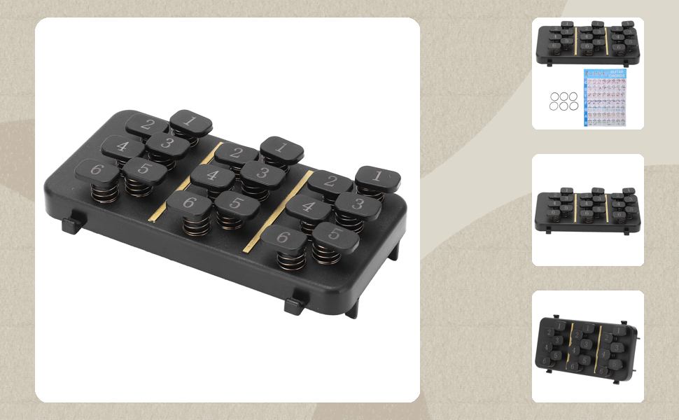 Outil Changement Accords Guitare Folk - 38-41 Pouces - 110 Accords - Pour Débutants - Noir