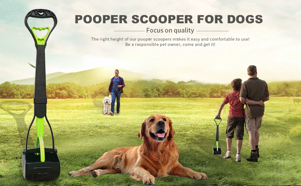  Ienjoyed Scooper Grande De 28 0 In Para Perros Resistente Para Perros Grandes Medianos Y Pequenos Para Perros De Mascotas Para Recogida De Hierba Y Grava Productos Para Animales