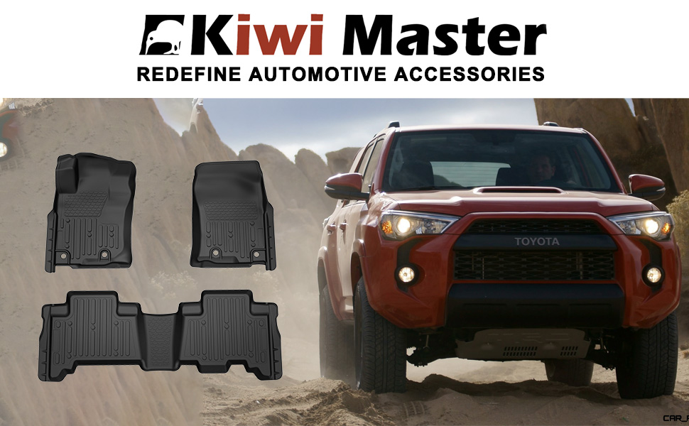 KIWI MASTER Floor Mats for 20132024 Toyota 4Runner, 2014