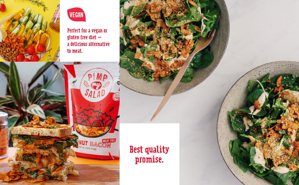 Coconut Bacon PIMP MY SALAD Vegan Bacon Bits Plant