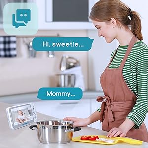 baby monitor with camera and audio